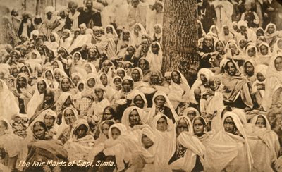 The Fair Maids of Sippi, Simla, c1918-c1939. od Unbekannt