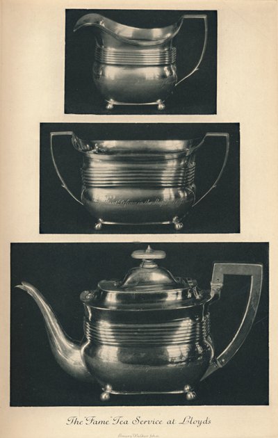 The Fame Tea Service v Lloyds, c1804, 1928 od Unbekannt