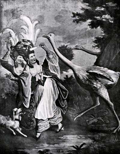 Feather jarmark in a Fright, 18. století od Unbekannt