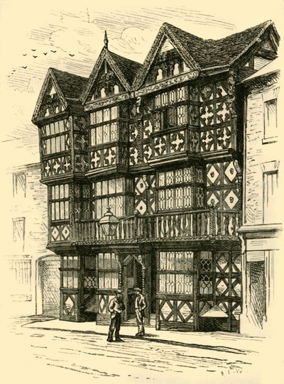 The Feathers Hotel, 1898. od Unbekannt