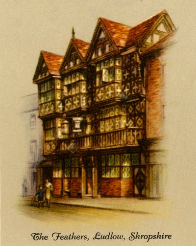 The Feathers, Ludlow, Shropshire, 1936. od Unbekannt