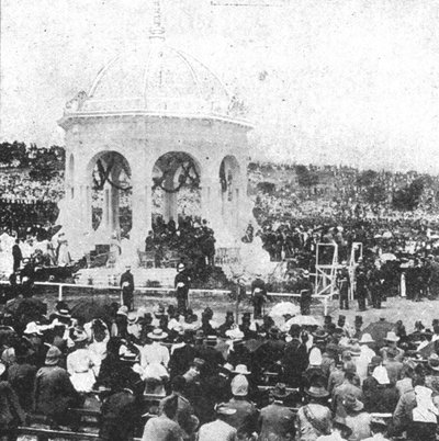 Australská federace, 1901...Podepsání přísahy lordem Hopetounem v Sydney..., 1901. od Unbekannt