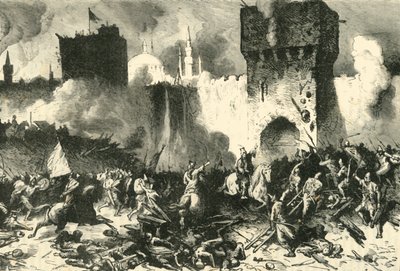 Poslední útok na Konstantinopol, 29. května 1453, 1890. od Unbekannt