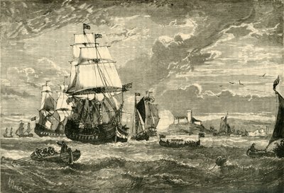 První flotila Východoindické společnosti opouštějící Woolwich, 1601, 1890. od Unbekannt