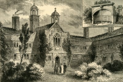 The Fishmongers Almshouses v roce 1850, c1878. od Unbekannt