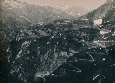 Údolí Flaam, při pohledu na Vatnehalsen, 1914. od Unbekannt