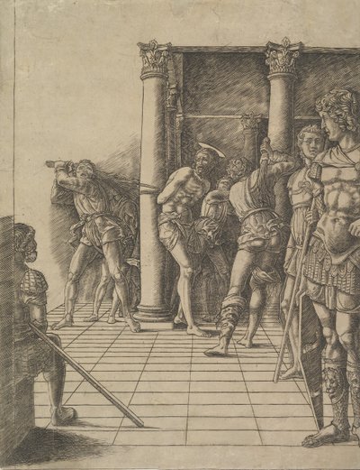 Flagellation, with the Pavement, ca. 1475-80. od Unbekannt