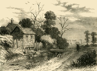 Řeka Fleet, poblíž St. Pancras, 1825, c1876. od Unbekannt