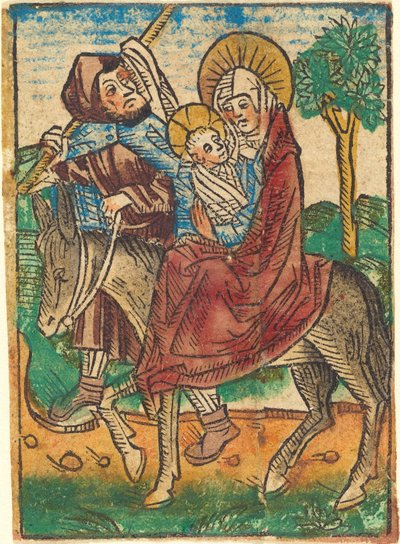 Útěk do Egypta, c. 1490. od Unbekannt