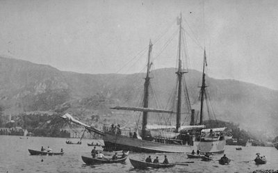 The Fram Leaving Bergen, 1893, 1897 od Unbekannt
