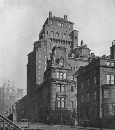 Budova Fraternity Clubs z Madison Avenue, New York City, 1924 od Unbekannt