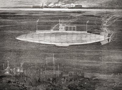 Ponorka francouzského námořnictva Gustave Zédé, která byla spuštěna v roce 1900. od Unbekannt