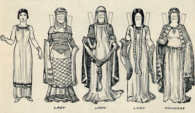 Galerie britského kostýmu: Šaty, které lidé nosili v Norman Times, c1934 od Unbekannt
