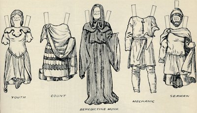 Galerie britského kostýmu: Šaty, které lidé nosili v Norman Times, c1934 od Unbekannt