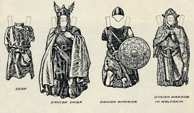 The Gallery of British Costume: The Dress of Danes & Later Anglo-Saxons, c1934 od Unbekannt
