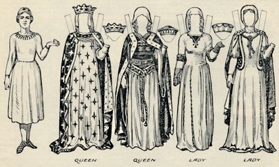 Galerie britského kostýmu: Co muži a ženy nosili v době Jindřicha III., c1934 od Unbekannt