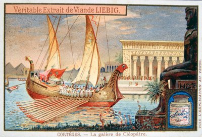The Galley of Cleopatra, c1900 od Unbekannt