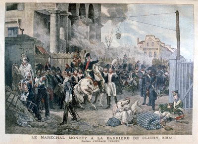 Brána v Clichy během obrany Paříže, 30. března 1814, 1904. od Unbekannt