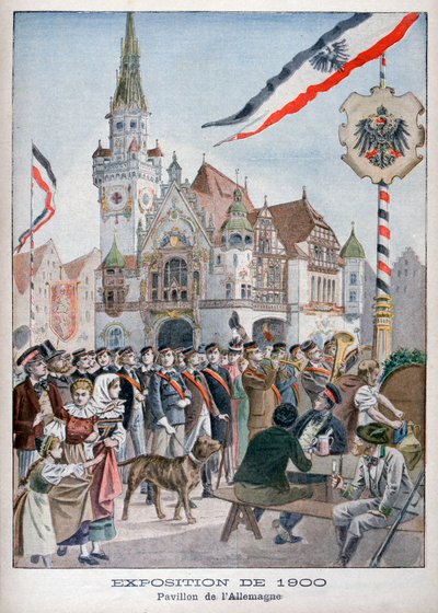 Německý pavilon na Světové výstavě v roce 1900, Paříž, 1900 od Unbekannt