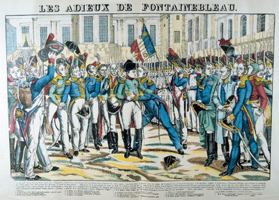 The Good-byes of Fontainebleau, 19. století. od Unbekannt