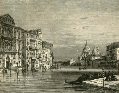 Canal Grande, Benátky, 1890. od Unbekannt