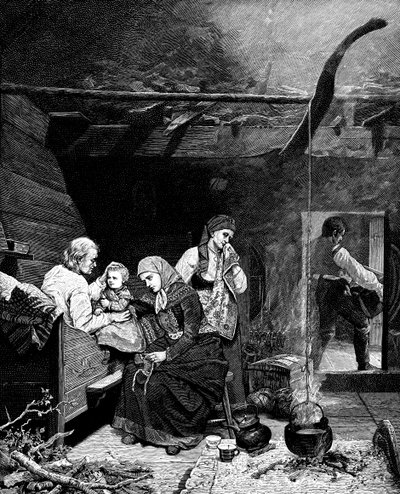 The Grandfathers Blessing, polovina 19. století 1882 od Unbekannt