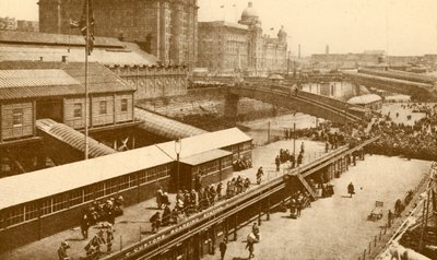 Velká plovoucí přistávací plocha v Liverpoolu, c1930. od Unbekannt
