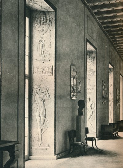 Velká galerie ve Stockholmské radnici, 1925 od Unbekannt
