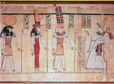 The Great Harris Papyrus, z Théb, Egypt, vláda Ramesse IV, c1200 př.nl od Unbekannt