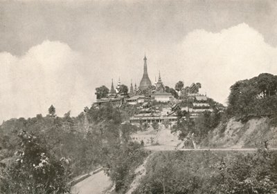 Velká pagoda, Moulmein, 1900. od Unbekannt