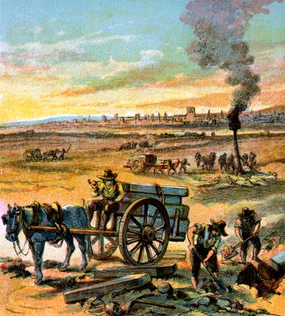 Velký mor 1665, c1850 od Unbekannt