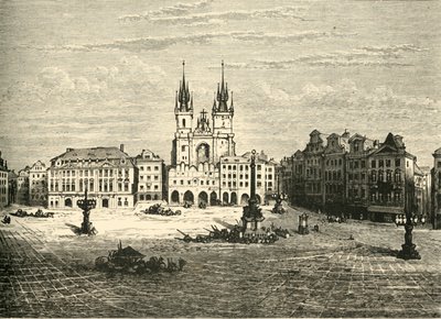 Velké náměstí, Praha, 1890. od Unbekannt