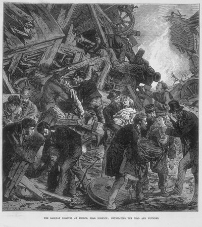 Katastrofa Great Western Railway v Thorpe poblíž Norwiche, 10. září 1874 od Unbekannt