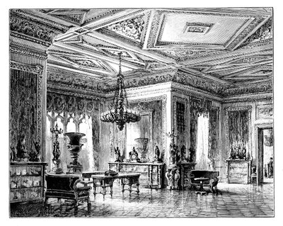 The Green Drawing Room, Windsor Castle, c1888 od Unbekannt