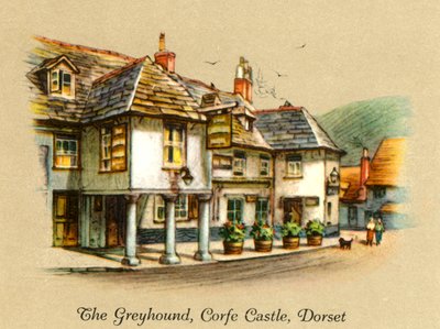 The Greyhound, Corfe Castle, Dorset, 1936. od Unbekannt