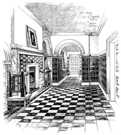 The Hall, 15, Melbury Road, 1899 od Unbekannt
