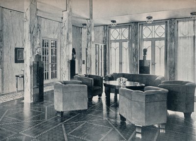 Sál paláce Stoclet, Brusel, Belgie, c1914 od Unbekannt