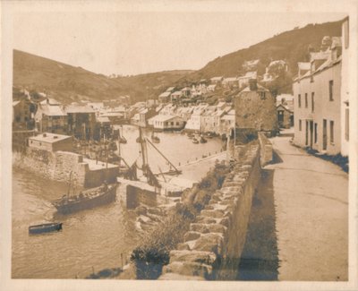 Vstup do přístavu - Polperro, 1927 od Unbekannt