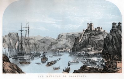 Přístav Balaklava, Krymská válka, c1854 c1860 od Unbekannt