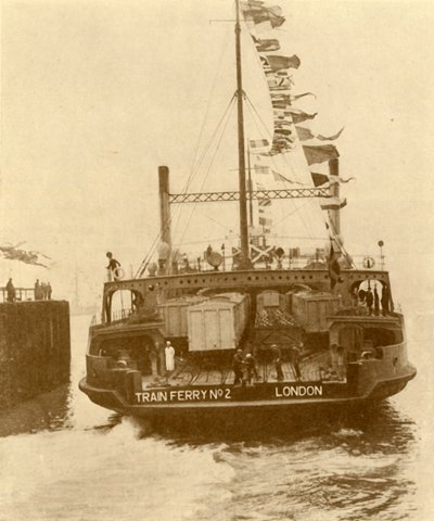 Vlakový trajekt Harwich-Zeebrugge, c1930. od Unbekannt