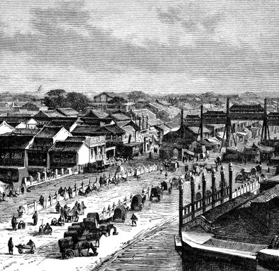 The High Street, Peking, c1890 od Unbekannt