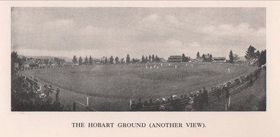 Kriketové hřiště Hobart, Tasmánie, Austrálie, 1912 od Unbekannt
