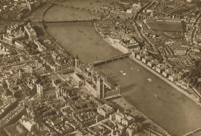 Svatý ostrov Thorney se svým starověkým opatstvím, jak vypadá dnes, c1935. od Unbekannt