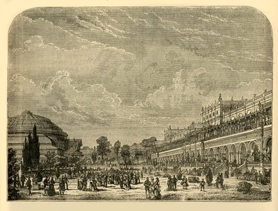 Zahradnická zahrada a výstavní budova, c1876. od Unbekannt