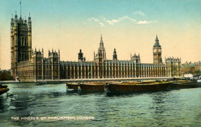 The Houses of Parliament, Londýn, 1925. od Unbekannt