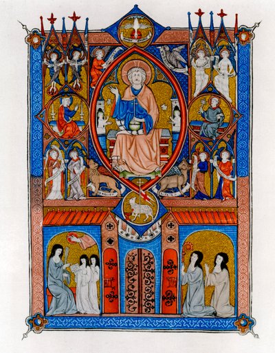 Ideální stát Sainte Abbaye, c1300 od Unbekannt