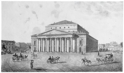 Imperial Bolshoi Kamenny Theatre, Petrohrad, Rusko, 20. léta 19. století. od Unbekannt