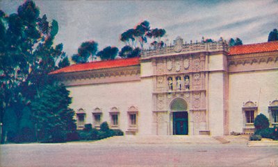 Impozantní brána galerie výtvarného umění, c1935 od Unbekannt