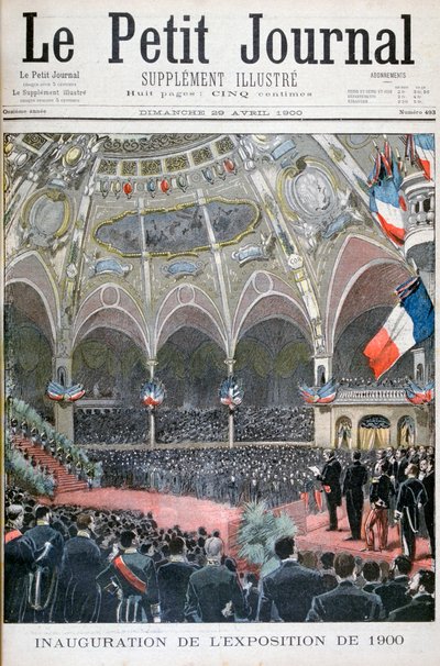 Inaugurace světové výstavy v roce 1900 od Unbekannt