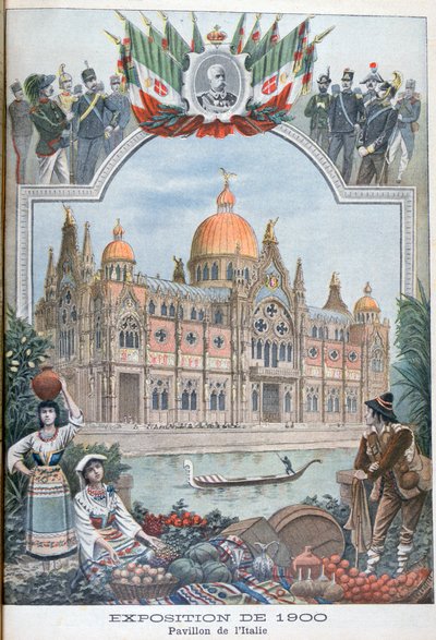Italský pavilon na Světové výstavě v roce 1900, Paříž, 1900 od Unbekannt